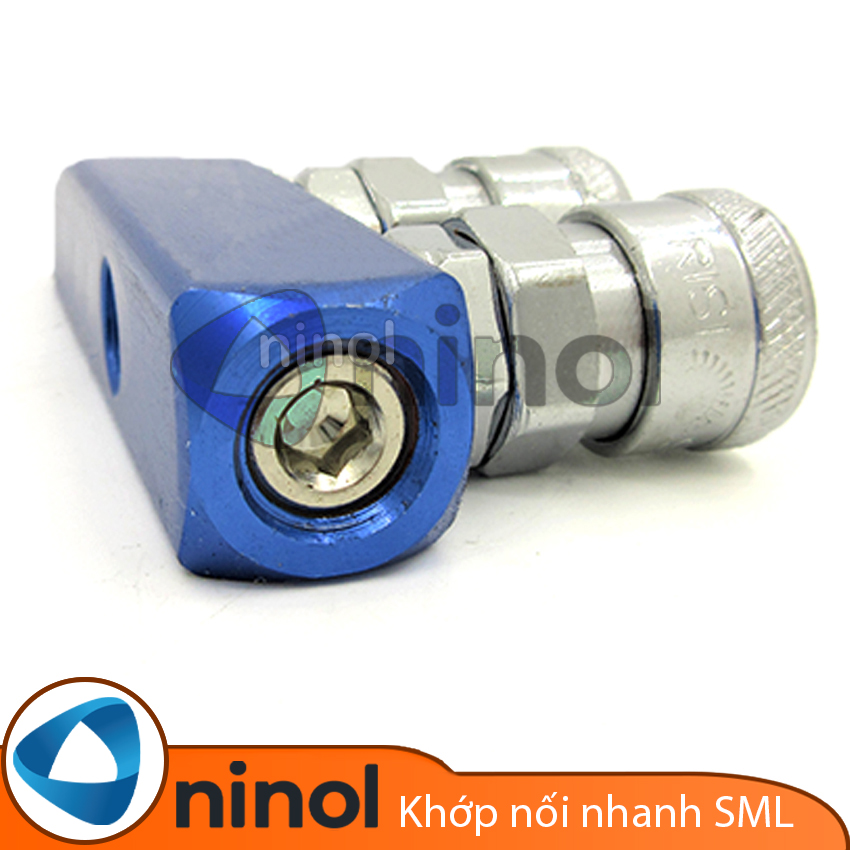 Khớp nối nhanh khí nén chia 2 SML