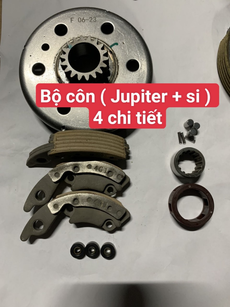 Bộ côn trước xe sirius /jupitrer - Bộ nồi trước sirius 110 jupiter 110 bộ côn sirius ,chuông côn, búa 3 càng