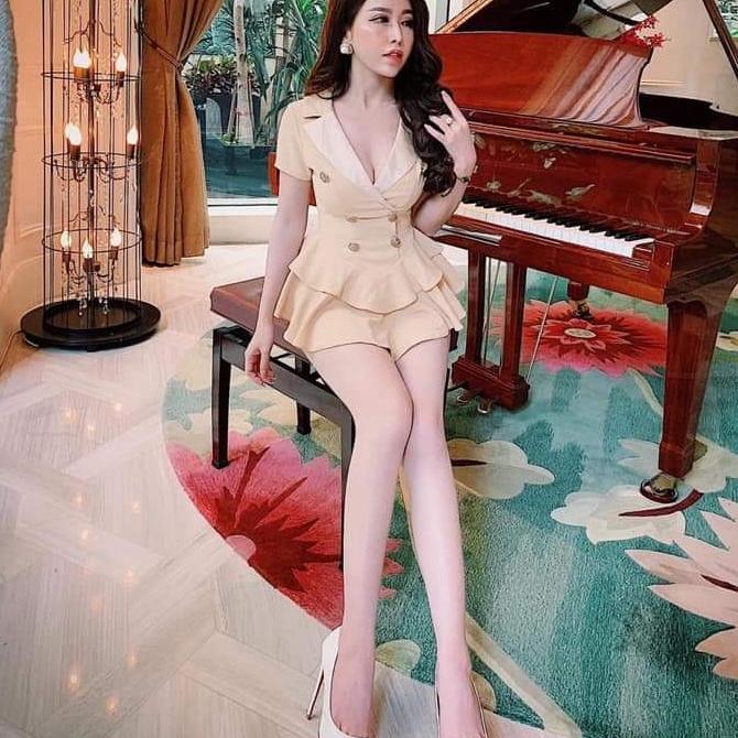 sét áo vest peplum quần short