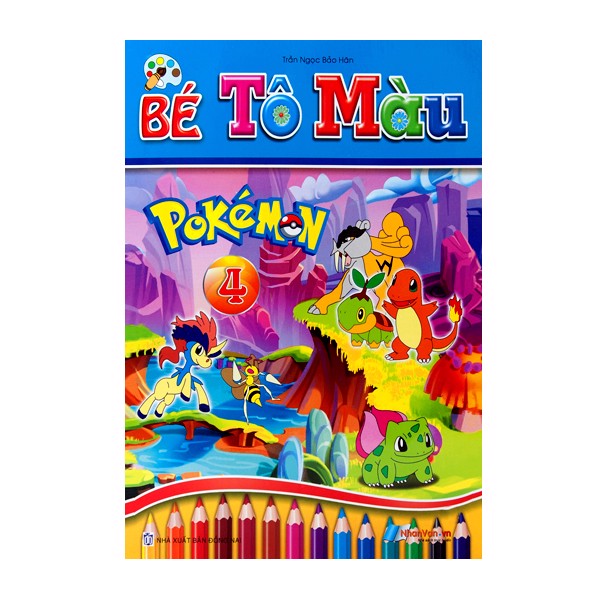 Sách - Bé Tô Màu Pokemon (Tập 3) - 8935072923518