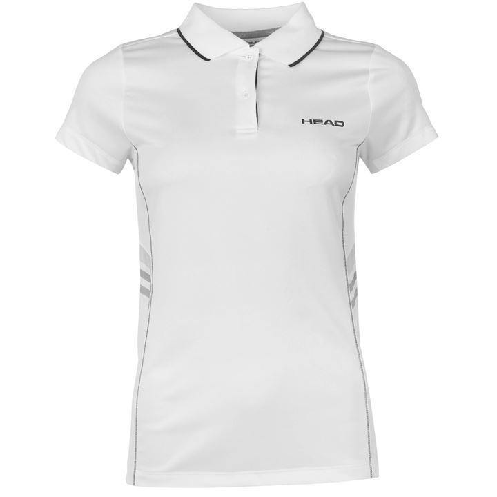 Áo thun Polo nữ HEAD Club (màu White/Black)