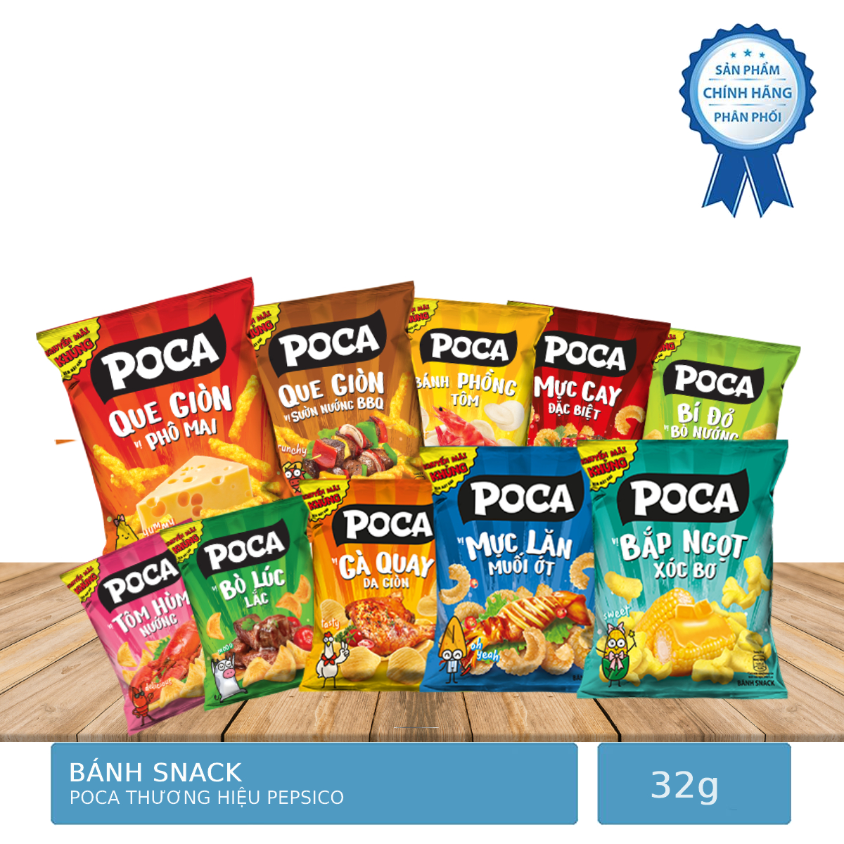 Bánh Snack Poca 32g