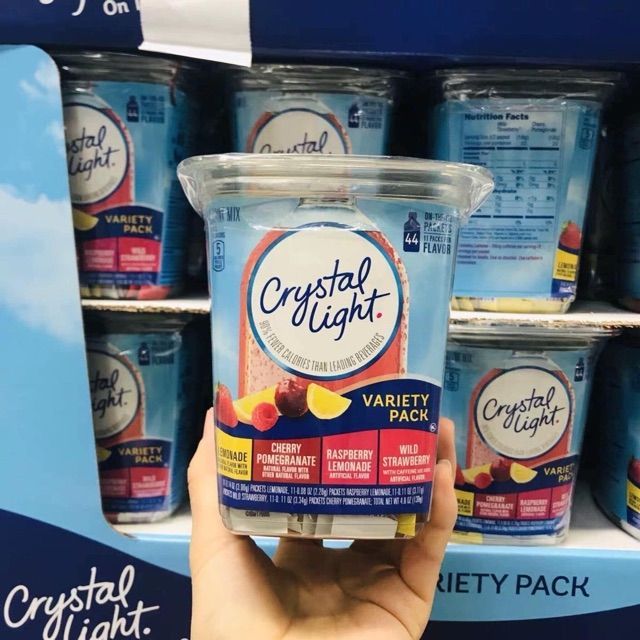 10 gói Crystal light mix vị