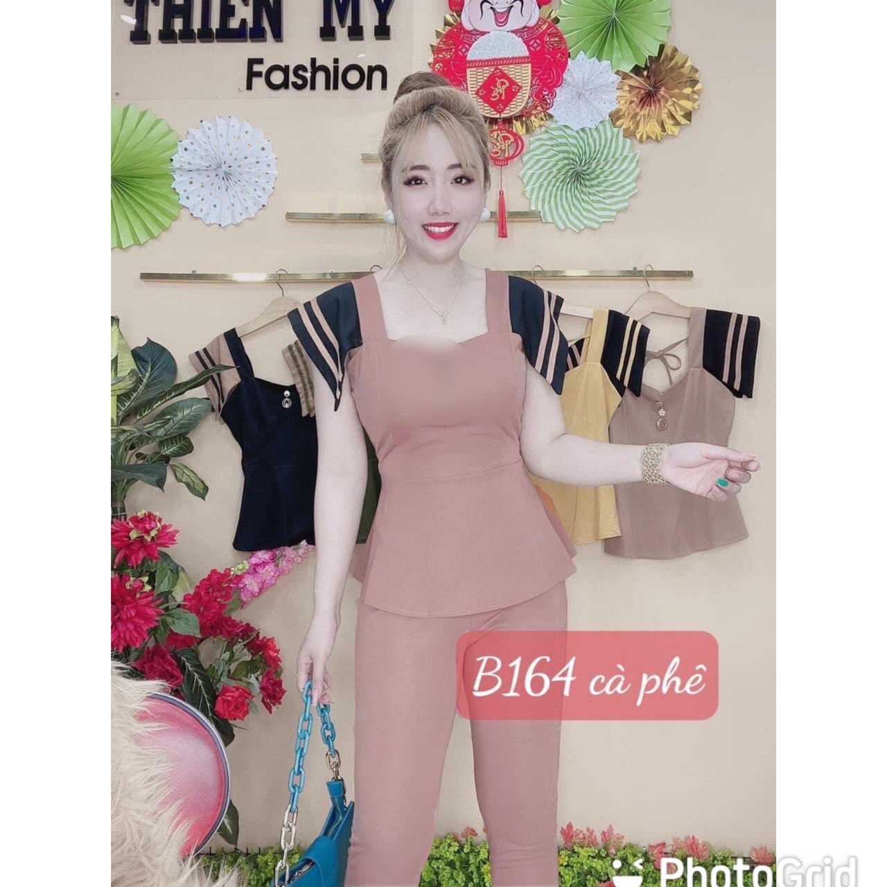 Đồ bộ thun cát hàn mặc nhà