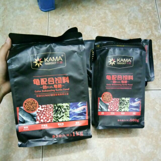 Thức ăn cho rùa baba tăng màu KAMA 1kg