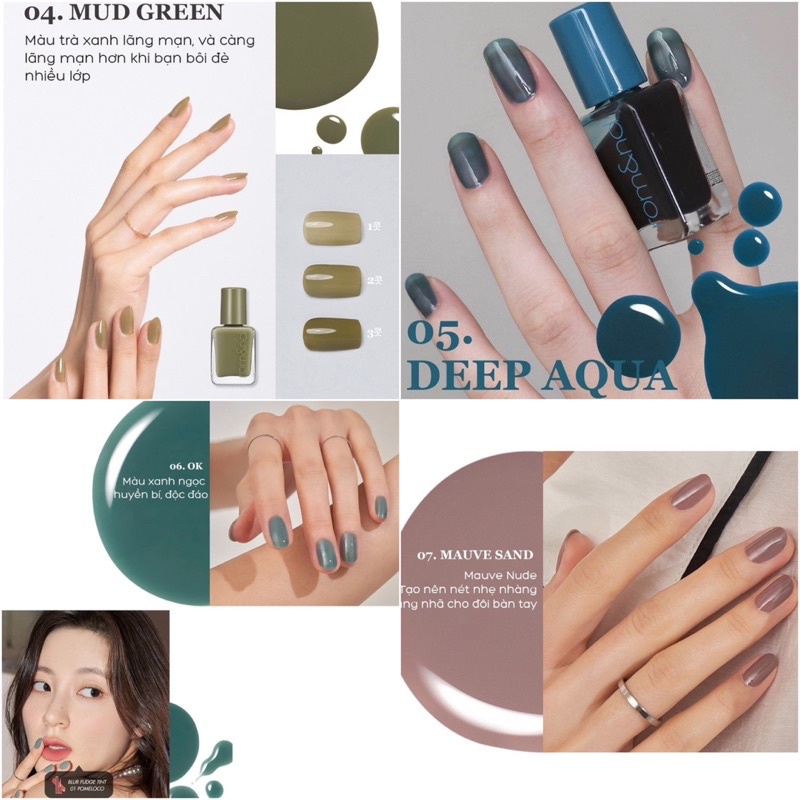 Sơn móng Romand Mood Pebble Nail #7g