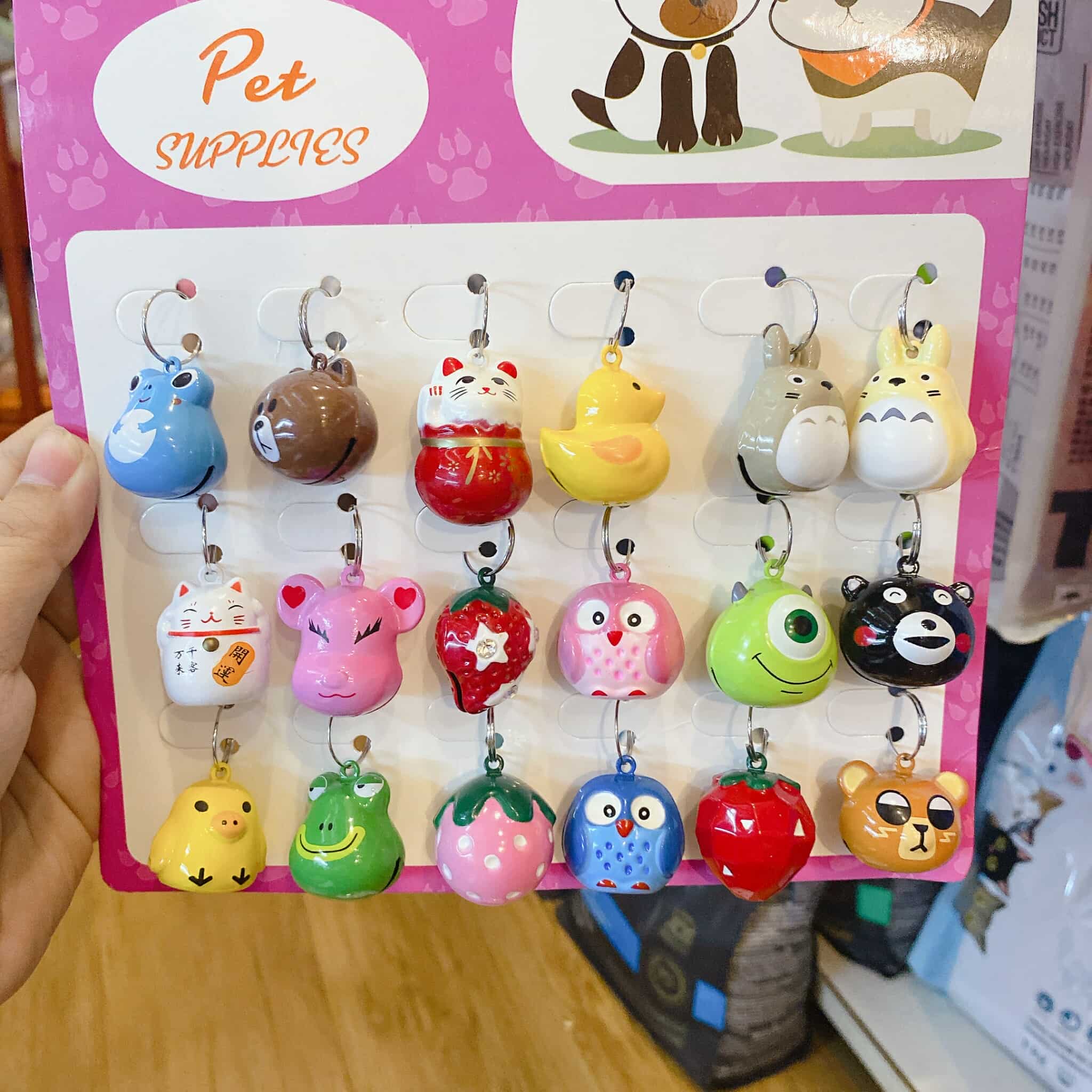 chuông thú cute size lớn (3-4cm) dành cho chó mèo - T3 PETS SHOP