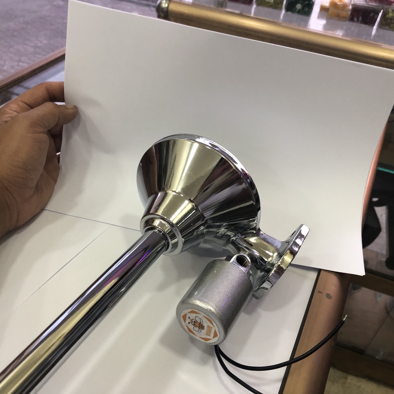 Còi hơi dài 100cm mạ chrome