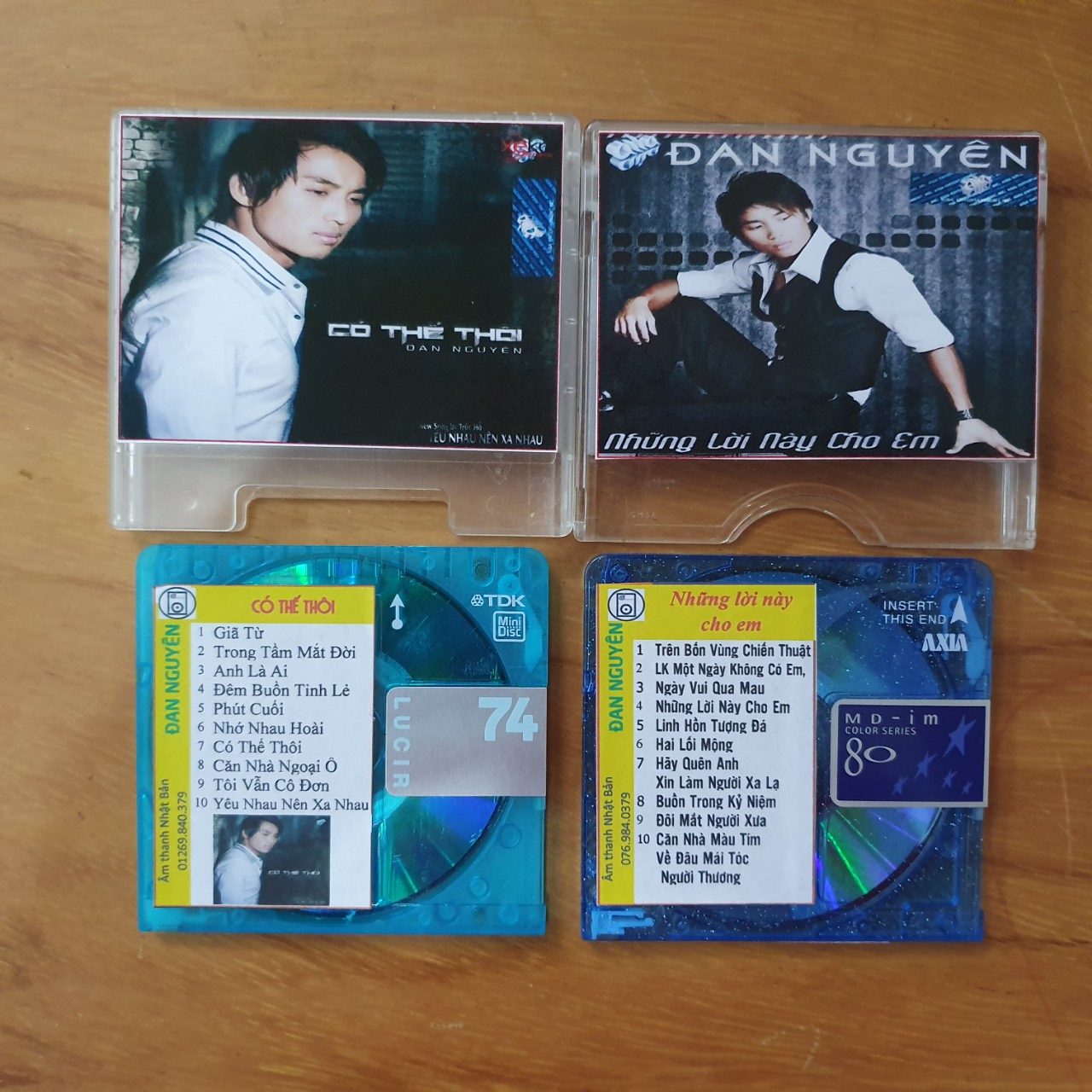 [MDCD] Bộ 2 Đĩa MD Đan Nguyên ASIA - Đĩa MD Mini Disc