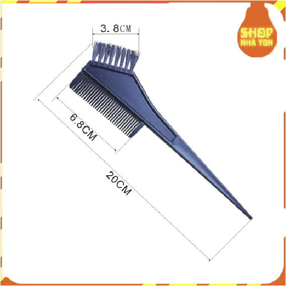 01 Cây Lược Nhuộm Tóc Nhọn, Lược Nhuộm 2 Đầu