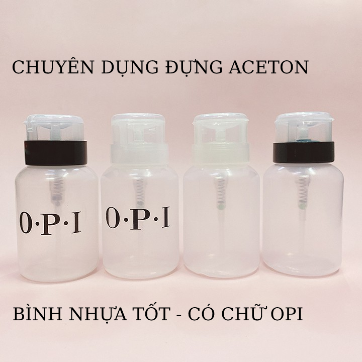 BÌNH ĐỰNG ACETON OPI NHỰA TỐT 150ML