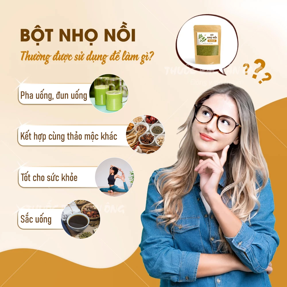 Bột nhọ nồi 100g (Cỏ mực)