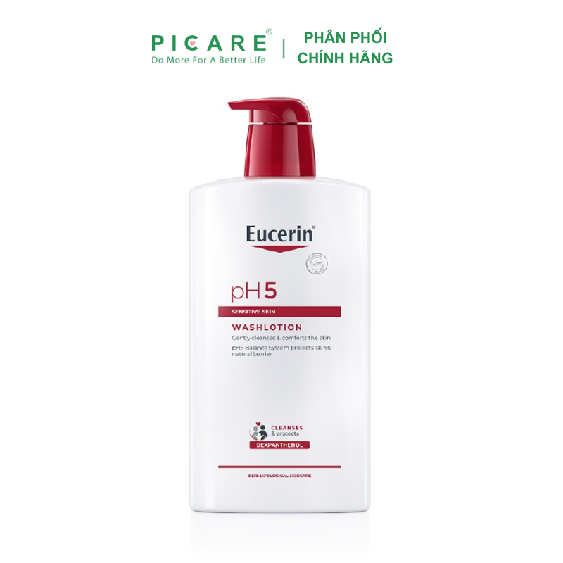 Sữa tắm dành cho da nhạy cảm Washlotion pH5 Eucerin 1000ml