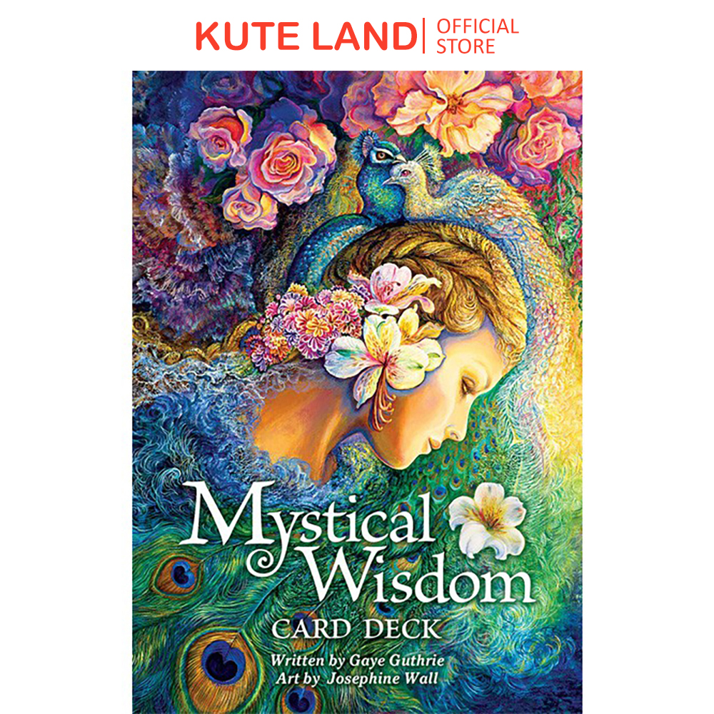 Bộ bài oracle mystical wisdom 46 lá bài tặng đá thanh tẩy