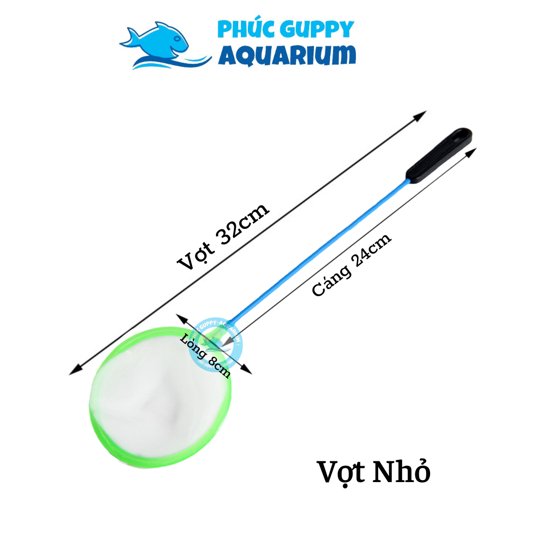 Vợt lưới mịn - vợt lọc bobo, artemia - vợt nano nhiều size