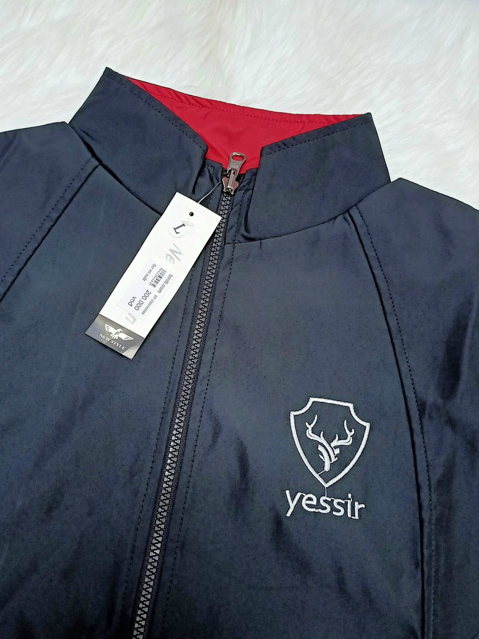Áo khoác gió nam Yessir 2 mặt (mua 1 được 2)
