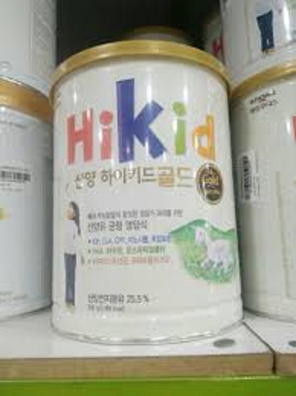 Sữa Dê Hikid Hàn Quốc 700g (trẻ từ 1-9 tuổi) đầy đủ tem phụ