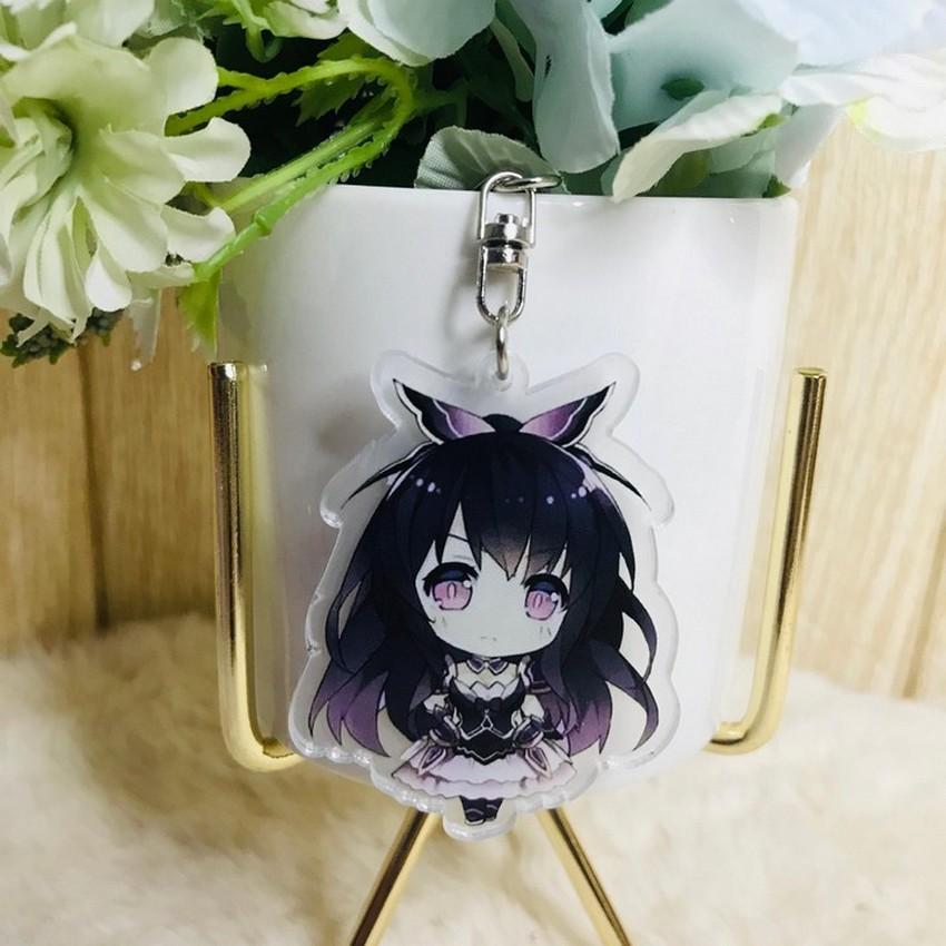 ( Mica trong ) Móc khóa Date A Live quà tặng xinh xắn dễ thương anime chibi