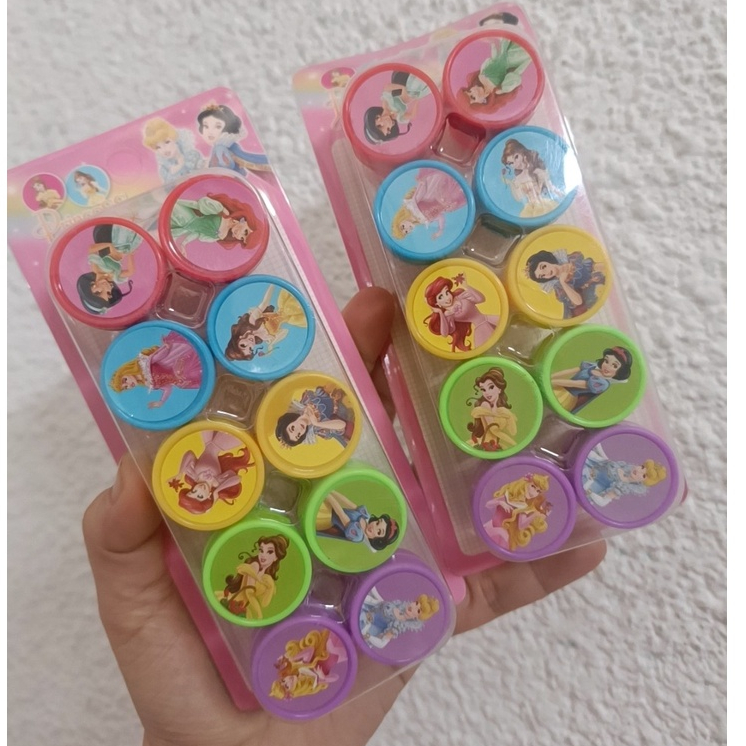 Set 10 con dấu in hình các nàng công chúa DISNEY