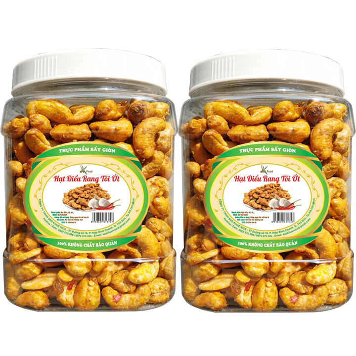 HẠT ĐIỀU RANG TỎI ỚT THƠM NGON SK FOOD