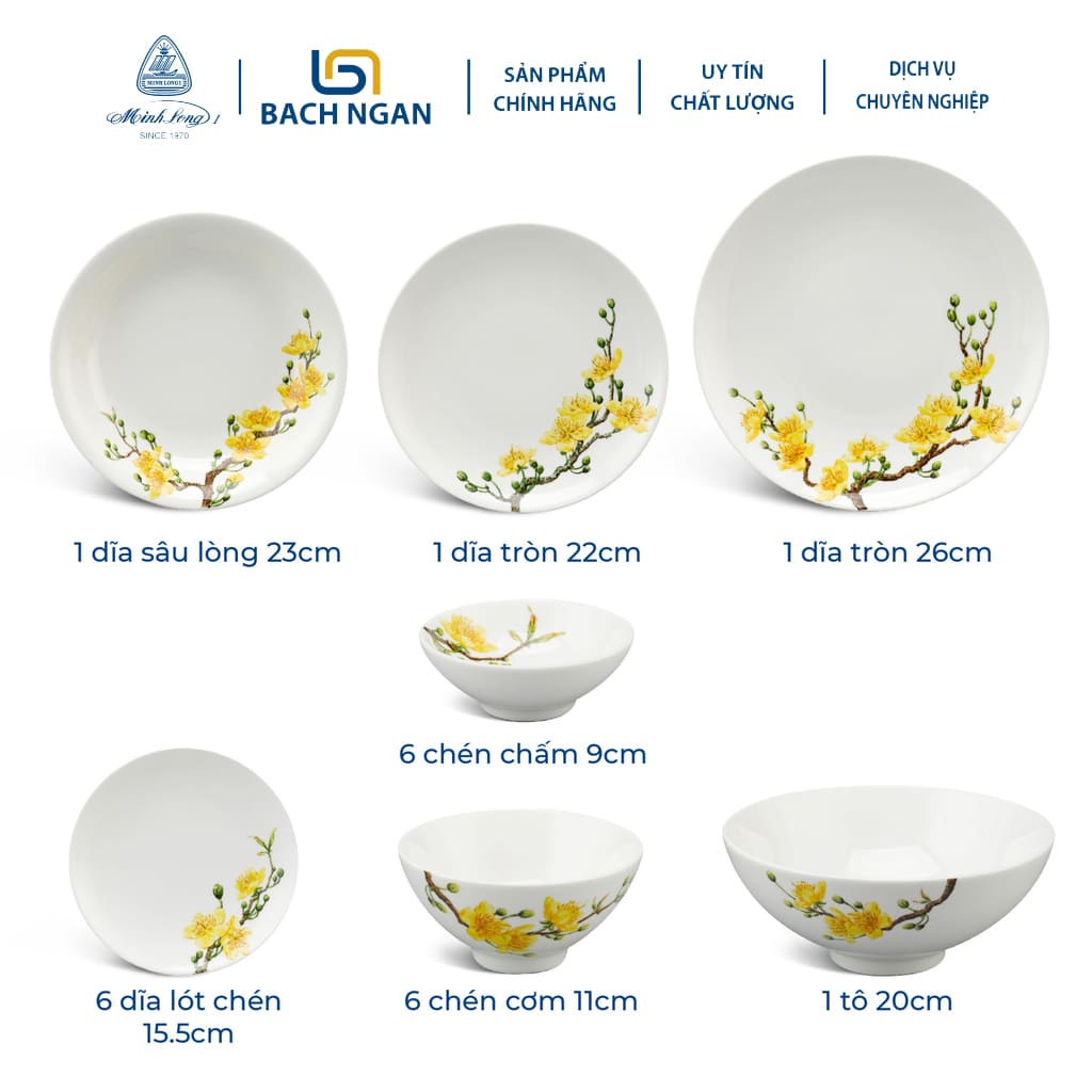 Chén Chấm Hoàng Mai 9Cm