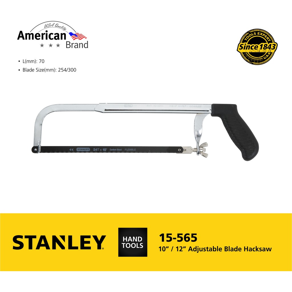 Khung cưa sắt (có thể điều chỉnh) 10 /254mm Stanley 15-565