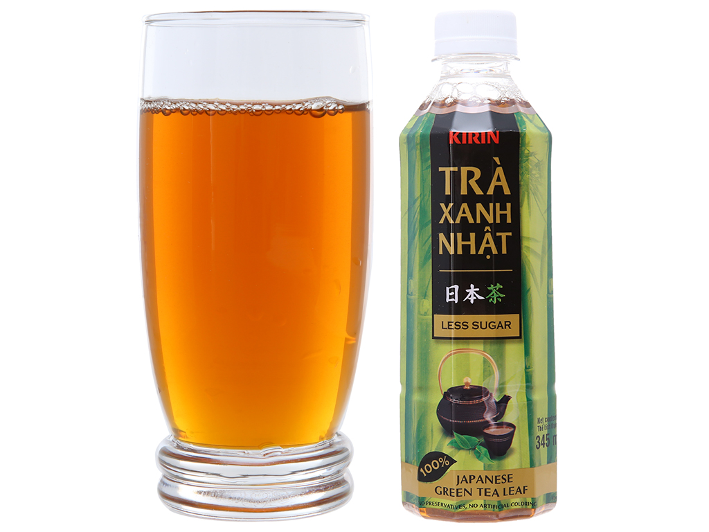 [HCM]Thùng 24 chai Trà xanh Nhật Kirin Ít đường 345ml
