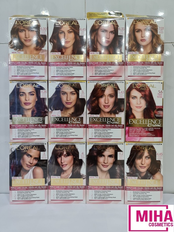 Bảng màu thuốc nhuộm tóc L'oreal đầy đủ, mới nhất năm 2021
