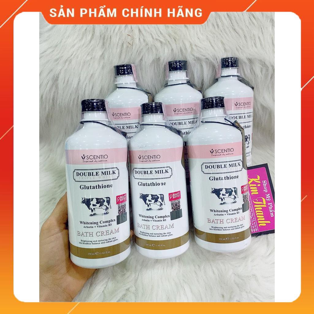 Sữa tắm trắng da Scentio Double Milk 350ml Thái Lan