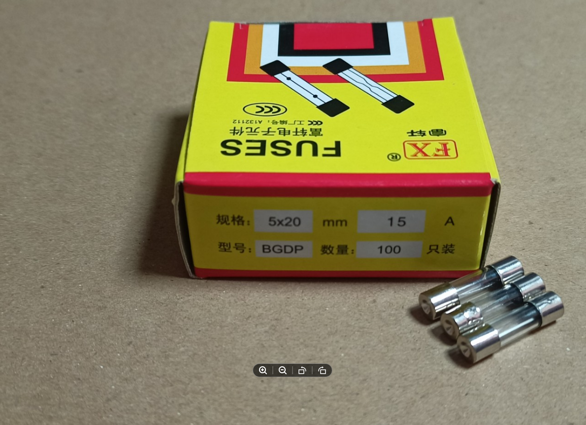 Cầu Chì 15A 250V 5x20mm (Hộp 100 chiếc)