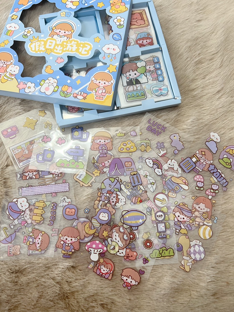 bộ sticker 100 tấm siêu cute