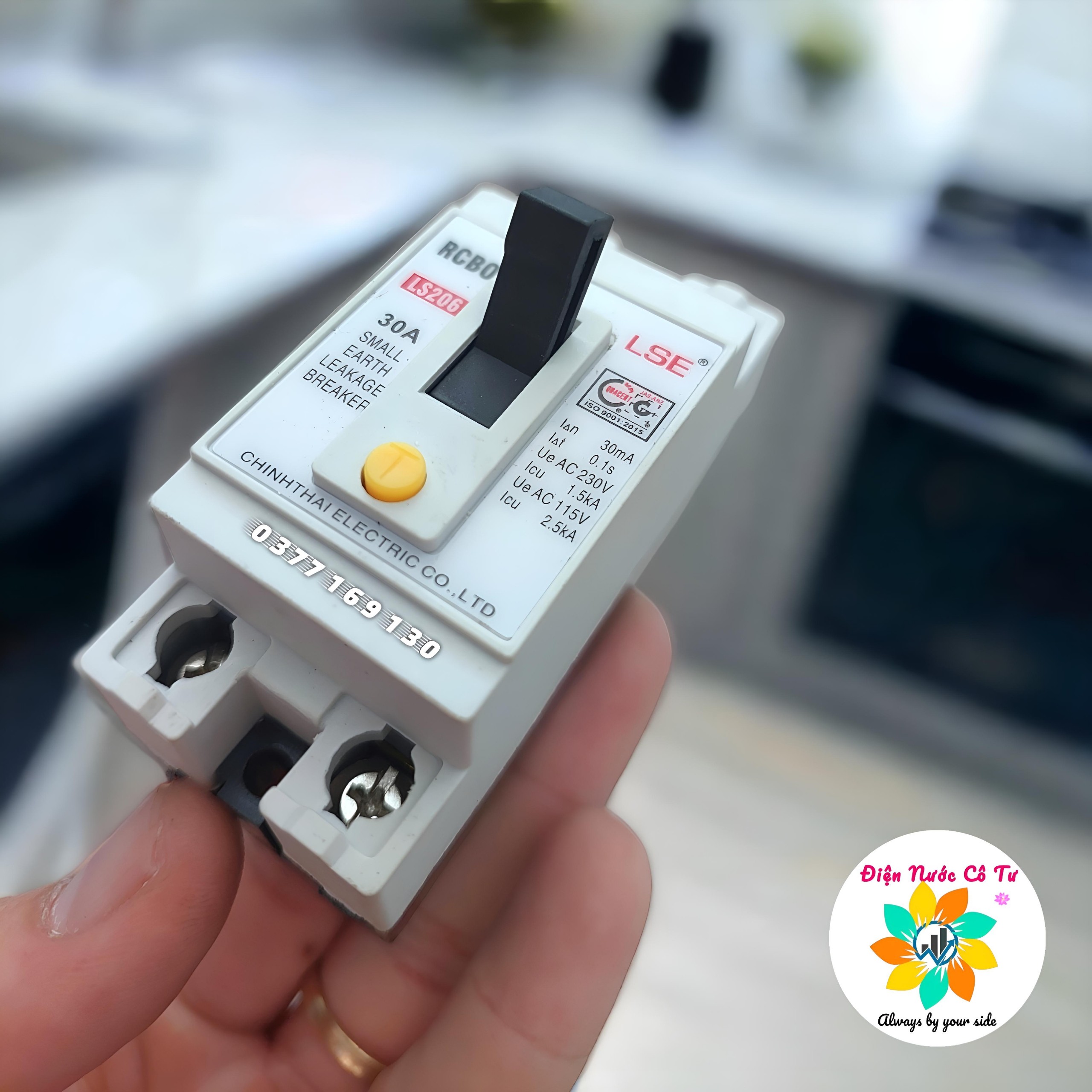 CB cóc Aptomat chống giật chống rò 30A cao cấp Panasonic