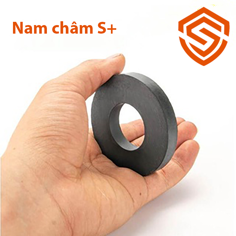 Nam châm đen có lỗ nhiều kích thước Ferrite