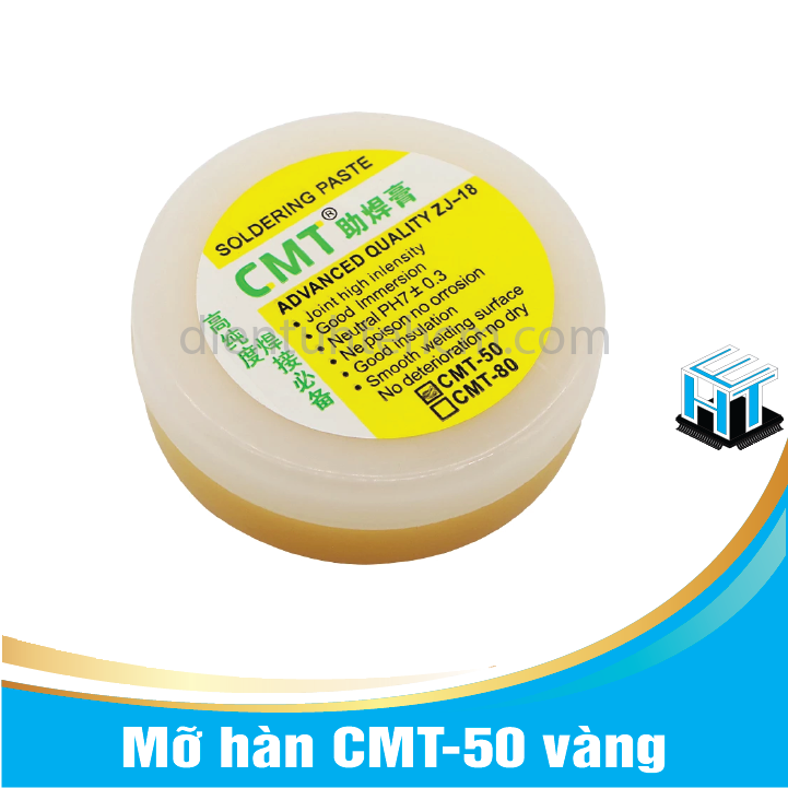 Mỡ hàn CMT-50 màu vàng