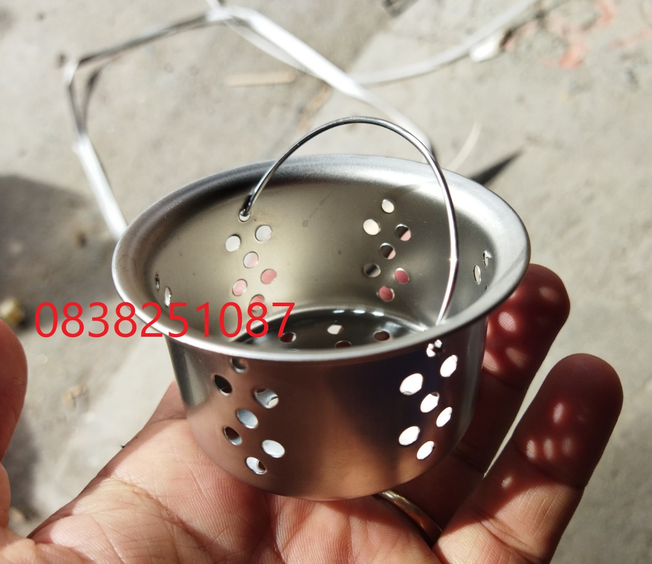Rọ chắn rác dành cho bồn rửa chén loại ngắn, chất liệu inox 304