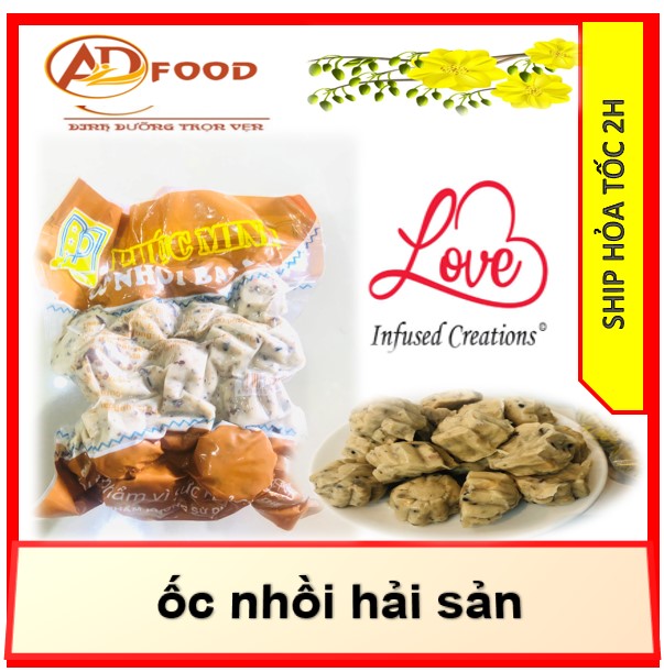 500gr ốc nhồi hải sản phúc minh thơm ngon bổ rẻ