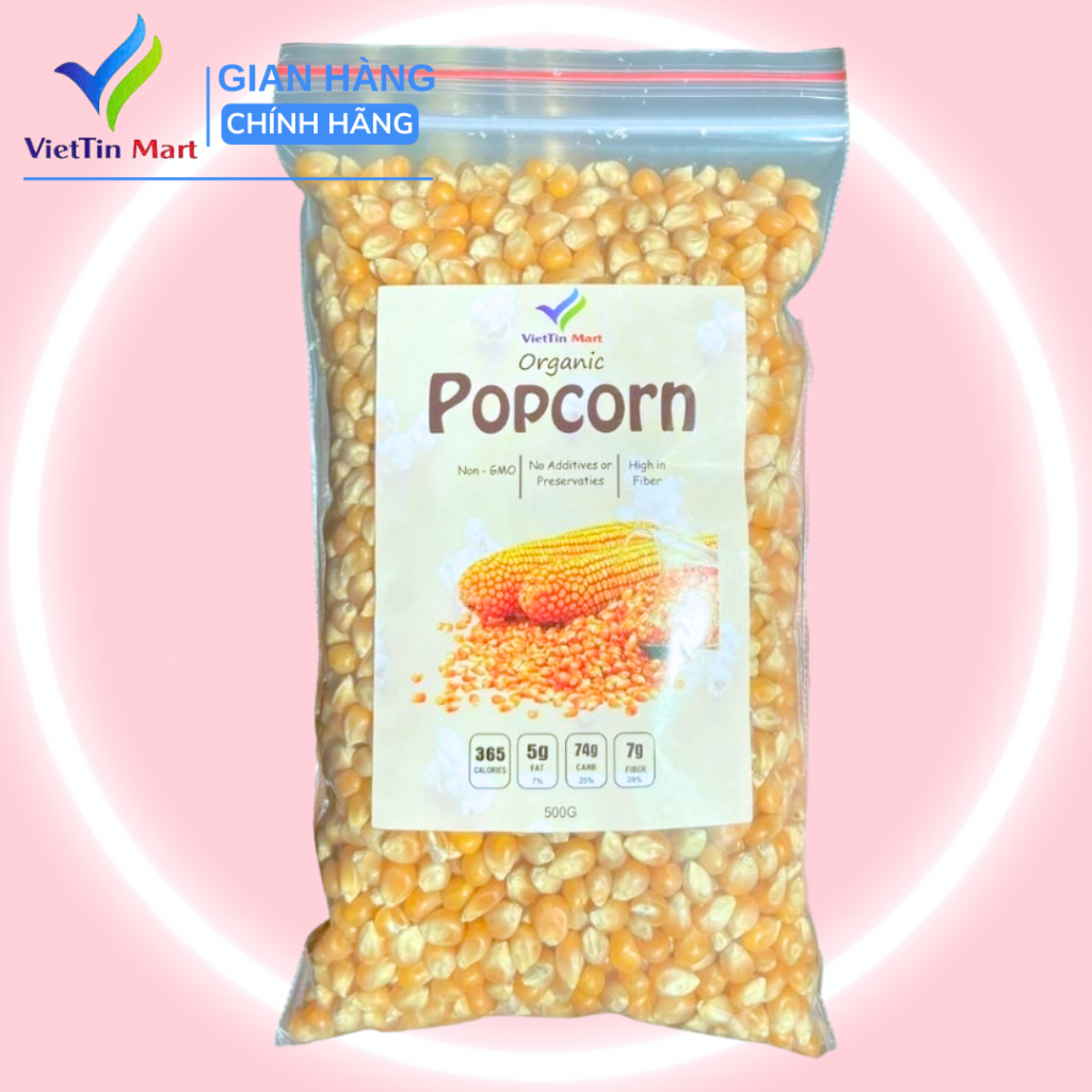 1kg Ngô mỹ nổ bắp rang bơ ( hạt chưa chế biến), - Viettin Mart