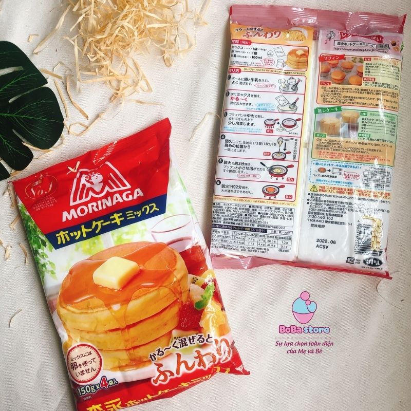Bột hotcake - Bột Pancake Morinaga cho bé từ 1 tuổi