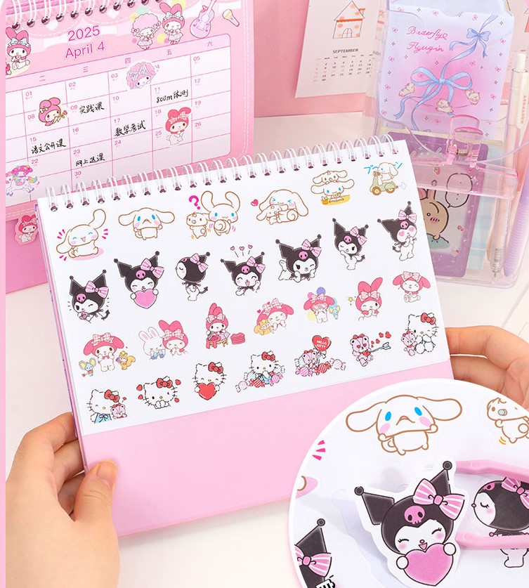 🌸LỊCH ĐỂ BÀN HELLO KITTY KUROMI SANRIO FRIENDS