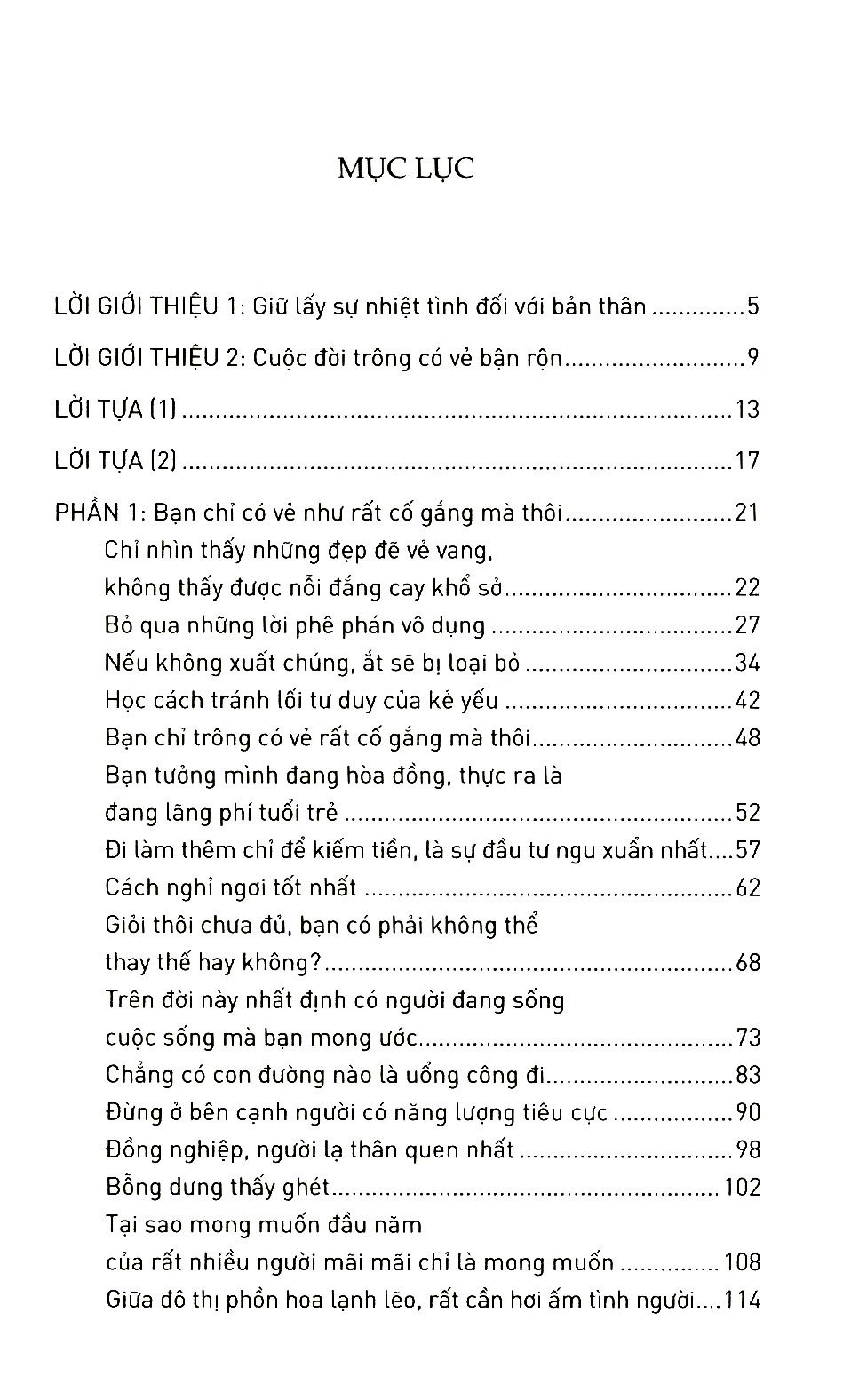 Bạn Chỉ Tưởng Là Mình Đang Rất Cố Gắng