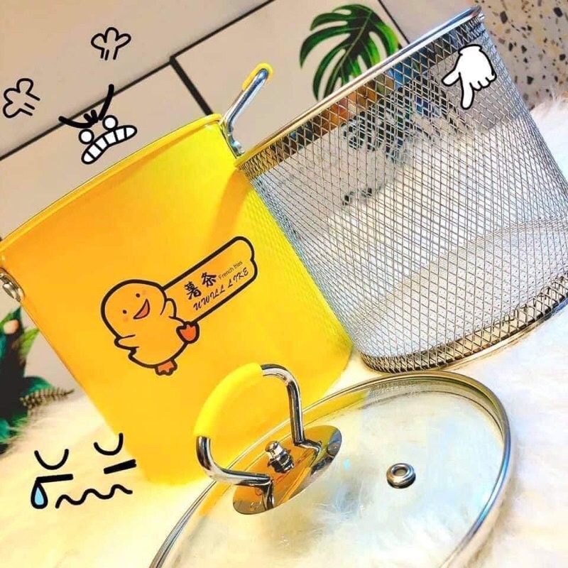 Nồi chiên ngập dầu mini vịt vàng