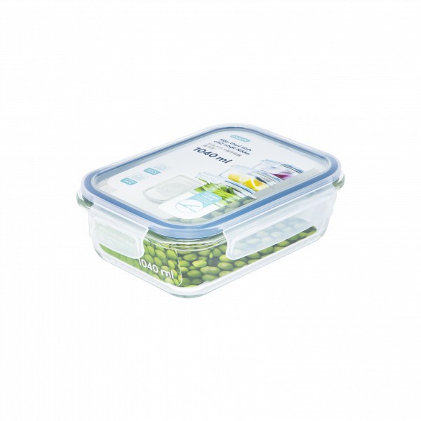 🌸 hộp bảo quản thức ăn thủy tinh chịu nhiệt chữ nhật nikko 370 ml - 640 ml -1040 ml- 1520 ml