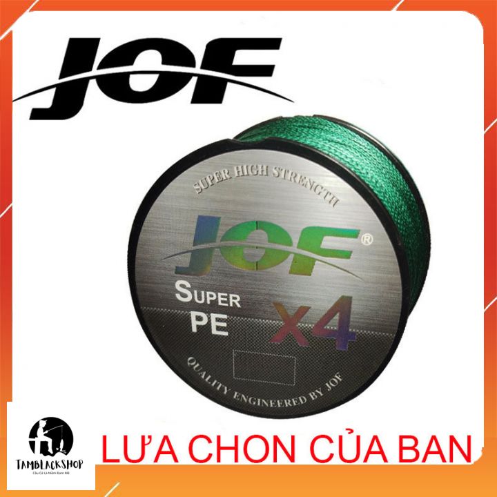 Cuộn 100m dây dù câu cá PE X4 JOF cao cấp