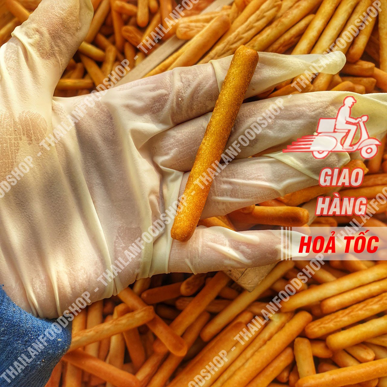 Bánh Quy Đũa Lon 300Gr (Bánh Quy Que/ Bánh Quy Mặn)