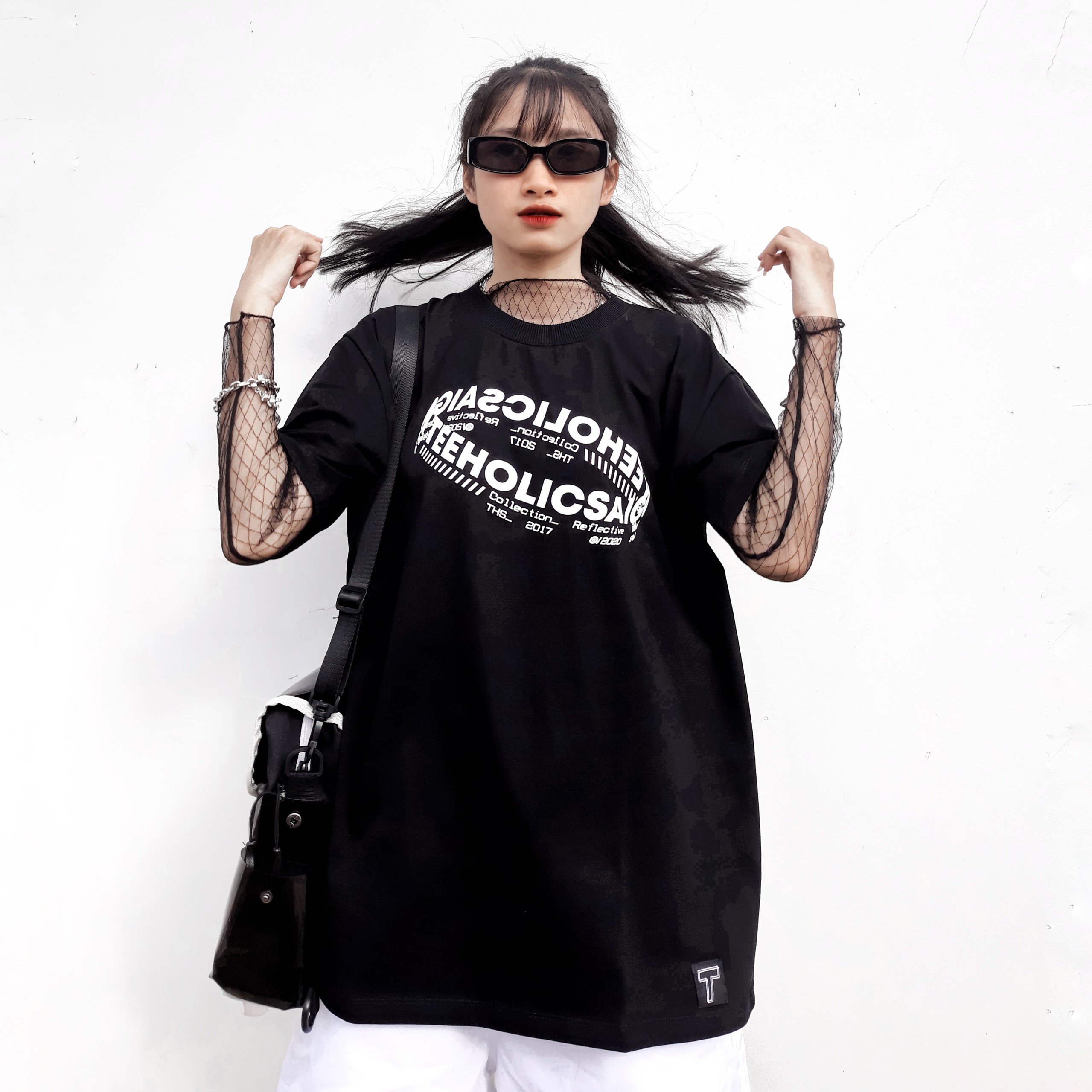 TEEHOLIC Áo Thun Unisex In Logo Vòng Tròn