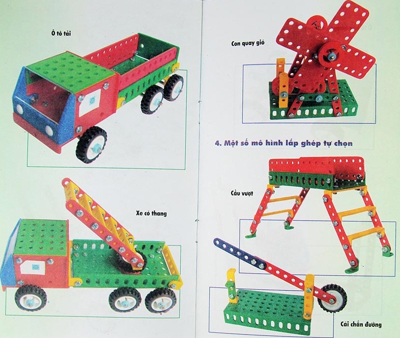 Bộ lắp ghép mô hình kỹ thuật lớp 5
