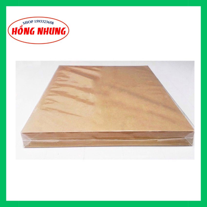 01 xấp decal da bò, kích thước a4, 100 tờ/ xấp, dùng để in tem nhãn.