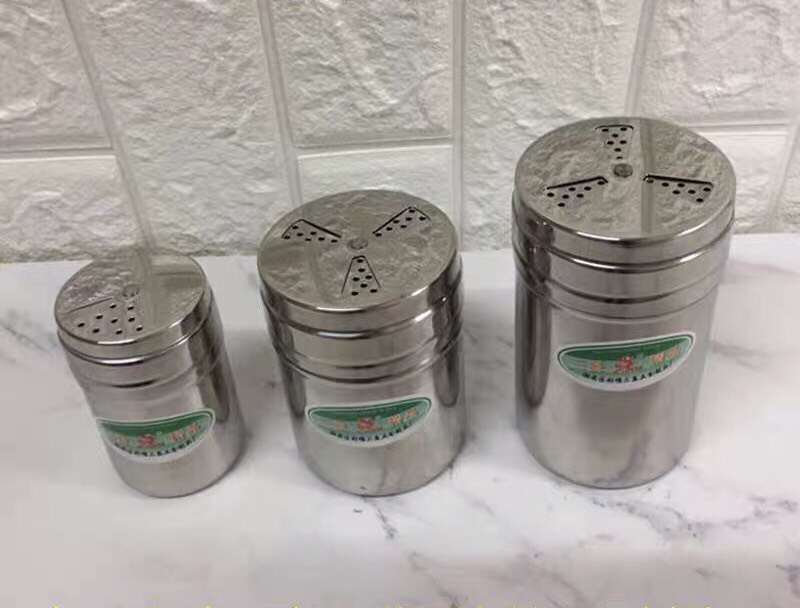 Hủ rắc gia vị inox cao cấp 3 Lỗ Nhiều Size