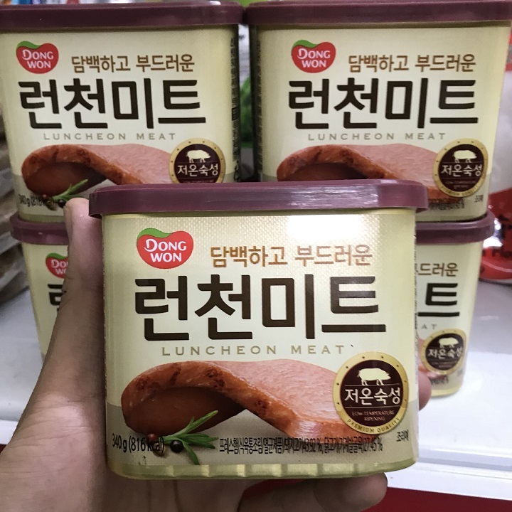 [HCM]Thịt hộp Dongwon Luncheon Meat Hàn Quốc (Hộp 340g)