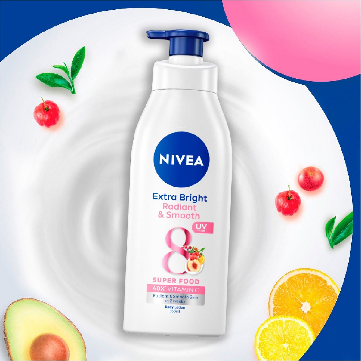 Sữa Dưỡng Thể Trắng Mịn Nivea 350ml